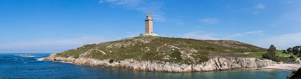 Torre de Hércules y costa