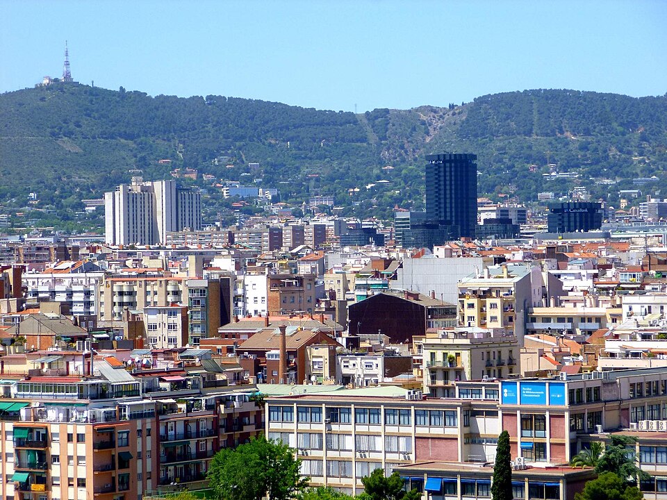 Vista panorámica de Barcelona