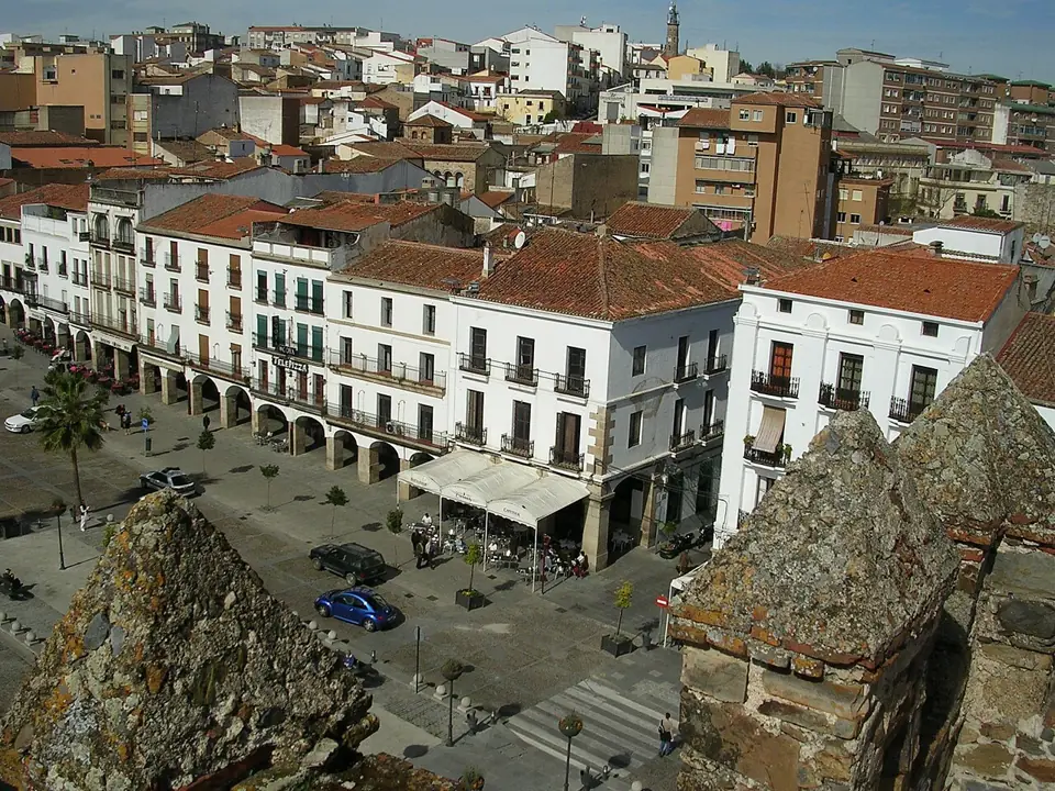 Plaza Mayor desde la ciudad monumental